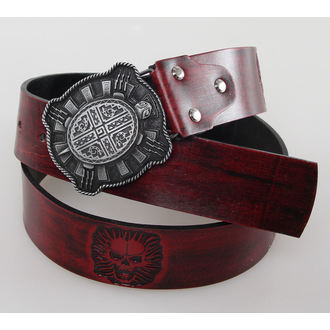 pásek SKULL - Red - JM003